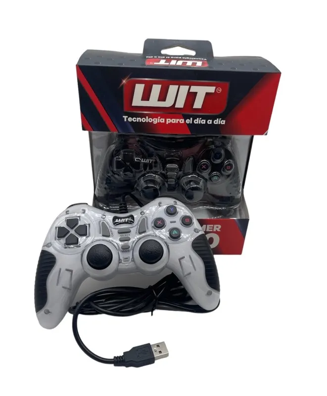 Miniatura 2 de Control Gamer Alámbrico Usb Para Pc Wit